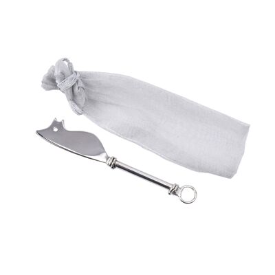 Mouse Cheese Knife In Organza Bag
