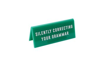 Corriger silencieusement votre panneau de bureau vert de grammaire
