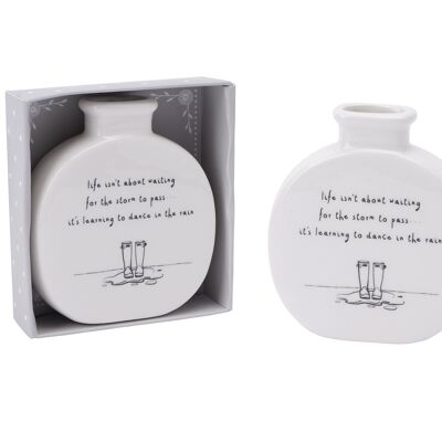 Send With Love 'Life Isn't About Waiting' Bud Vase