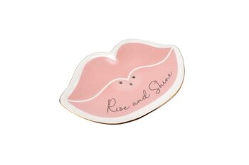 Porte-savon en forme de lèvres 'Rise and Shine' Blush 1