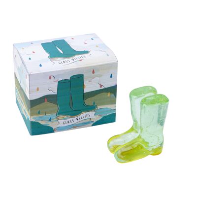 Come Rain Or Shine Glass Wellies