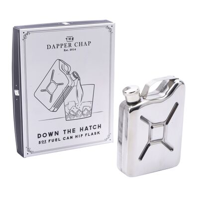 Dapper Chap 'Down The Hatch' Fuel Can Hip Flask