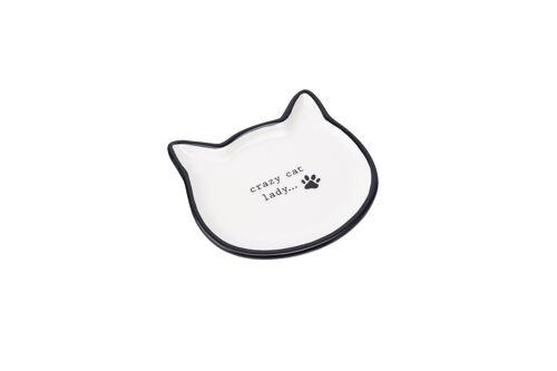 Woofs and Whiskers Crazy Cat Lady Ring Dish