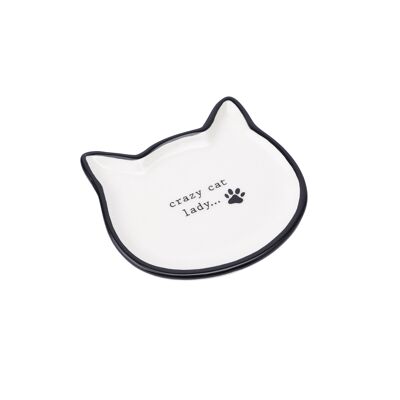 Woofs and Whiskers Crazy Cat Lady Ring Dish