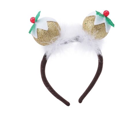Christmas Pudding Novelty Headband