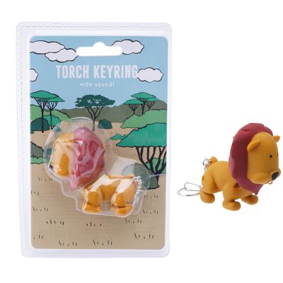 Eureka Torch Keyring - Lion