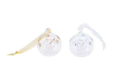 Stock Only - GB05202 - Silver/Gold Angel Baubles