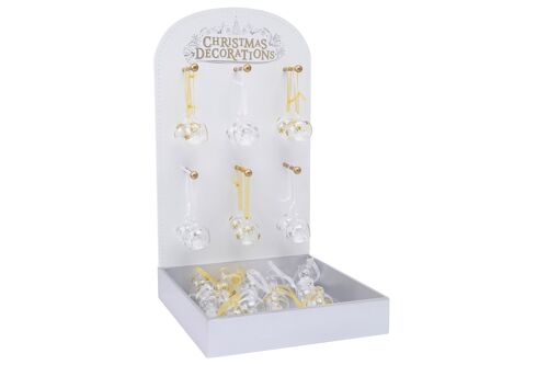 48 Piece Hanging Gold And Silver Angel Bauble Deal