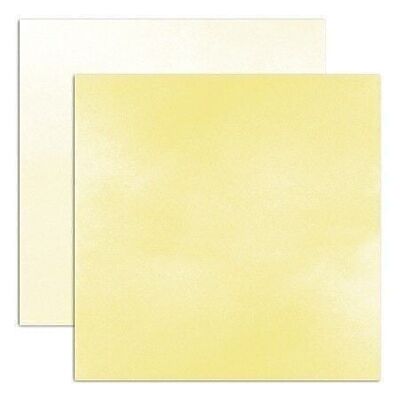 1 hoja de papel por unidad 30,5x30,5cm Acuarela Amarilla