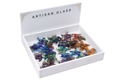 36 Piece Hanging Glass Star Deal - 6 Designs