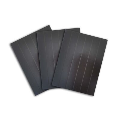 18 magnetic adhesive strips 1.3x10cm