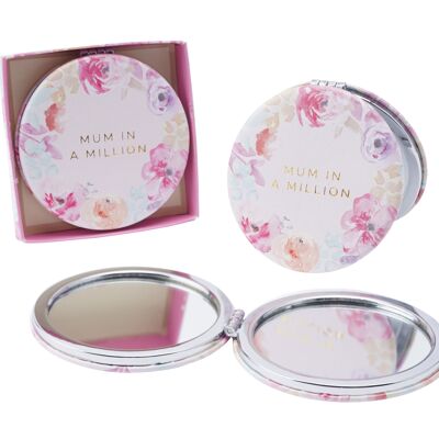 With Love 'Mum In A Million' Compact Mirror