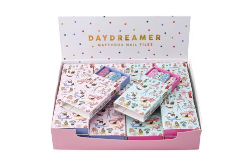Daydreamer 2 Assorted Matchbox Nail Files - 24pcs
