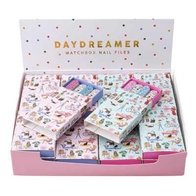 Daydreamer 2 Assorted Matchbox Nail Files - 24pcs