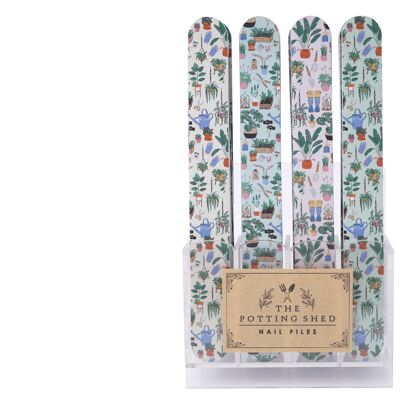The Potting Shed 4 Assorted Nail Files