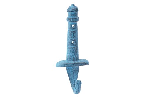 Blue Light House Wall Hook