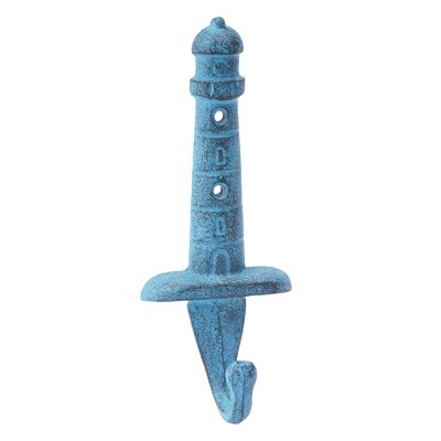 Blue Light House Wall Hook