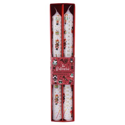 Christmas The Nutcracker Pack of 2 Advent Candles