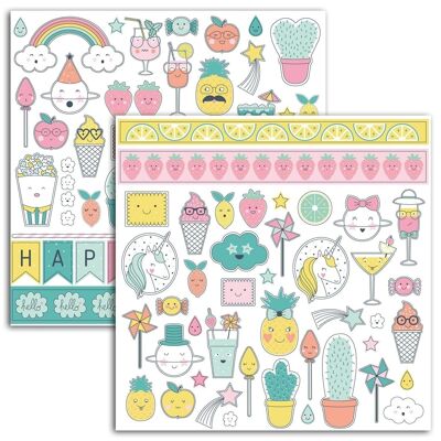 98 Happy Days stickers