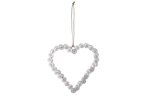 Mother of Pearl Hanging Button Heart