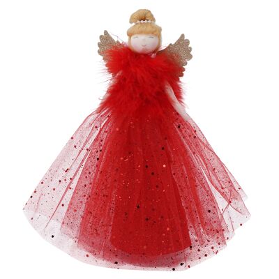 Large Light Up Red Tree Topper