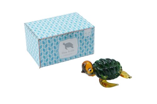 Glass Green Turtle