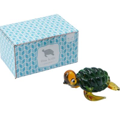 Glass Green Turtle