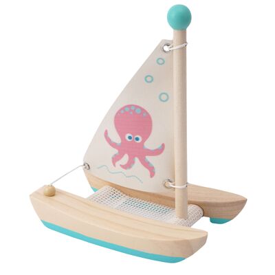 Little Tribe Wooden Catamaran