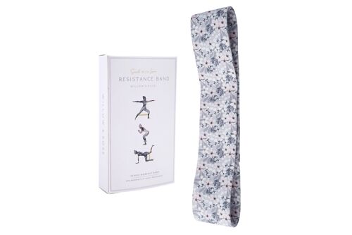 Willow and Rose Grey Floral Resistance Band