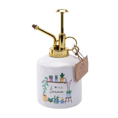 The Potting Shed 'I Will Survive' Ceramic Mister