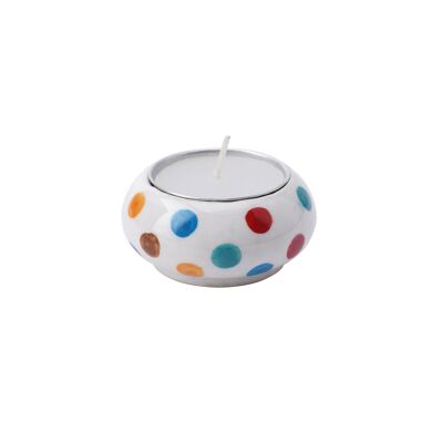 Ceramic Polka Dot Tealight Holder