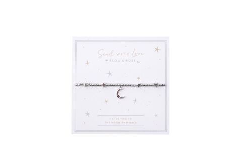 Send With Love 'I Love You To The Moo...' Bracelet