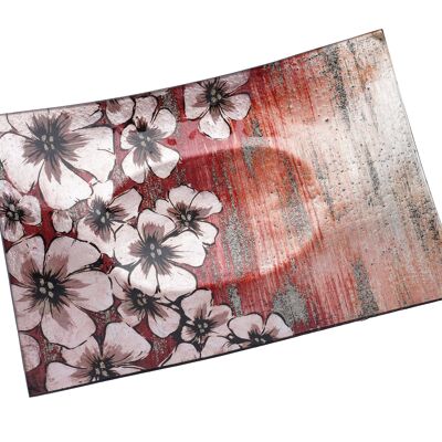 Blooming Blossom Glass Large Rectangular Dish