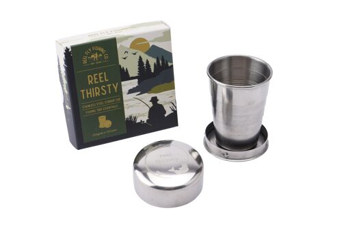 Reel Fly Fishing Co. 'Reel Thirsty' Stirrup Cup
