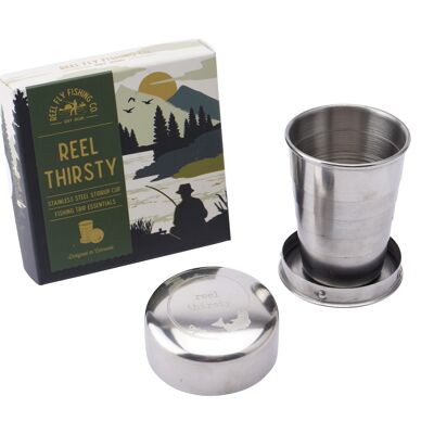 Reel Fly Fishing Co. 'Reel Thirsty' Stirrup Cup
