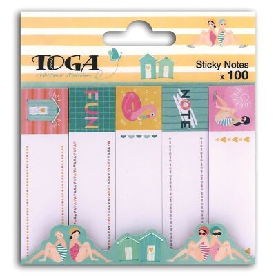 100 repositionable Bathers notes