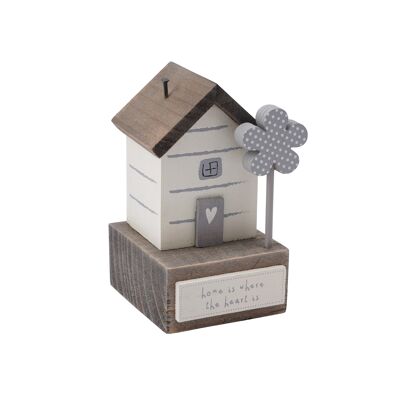 Send With Love 'Home Is Where...' Wooden Cottage