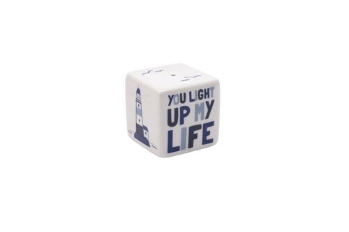 You Light Up My Life' Ceramic Light Pull