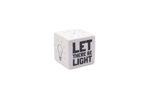 Let There Be Light' Ceramic Light Pull
