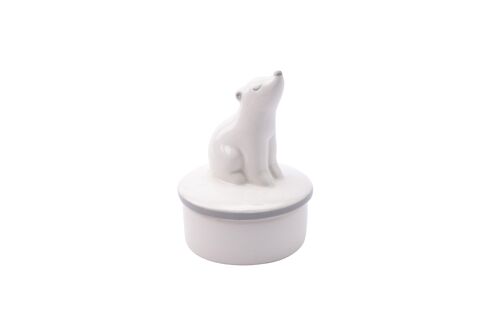 Send With Love Ceramic Bear Trinket Pot
