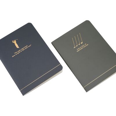 Fairways Golfing Goods Set of 2 Golf Notebooks
