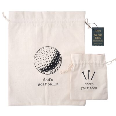 Fairways Golfing Goods Set of 2 Dad's Golf Bags