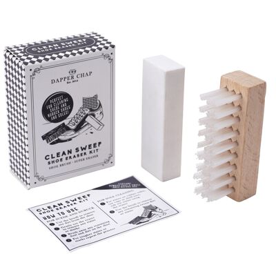 Dapper Chap 'Clean Sweep' Shoe Eraser Kit