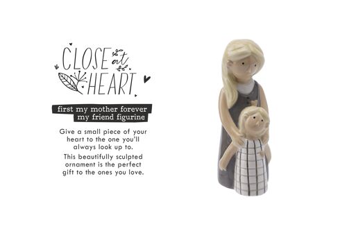 Close At Heart Mother and Daughter Figurine