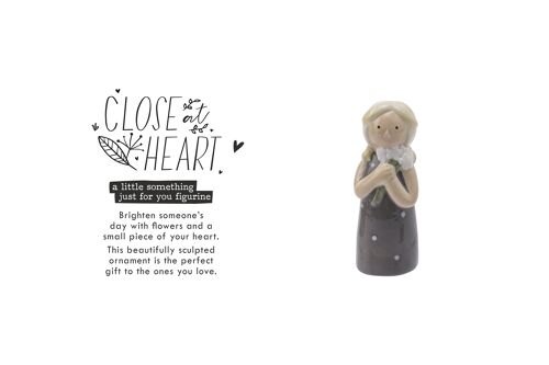 Close At Heart Flower Girl Figurine