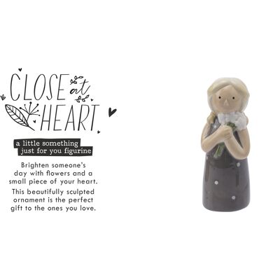 Close At Heart Flower Girl Figurine