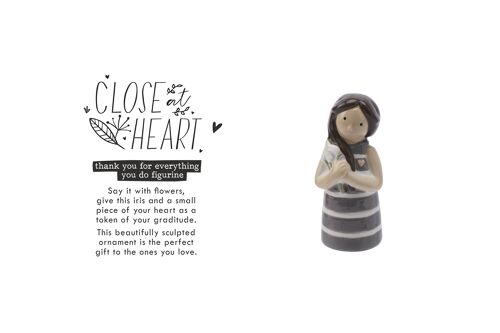 Close At Heart Thank You Flower Girl Figurine