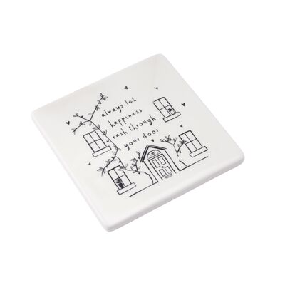 Send With Love 'Always Let Happiness...' Coaster