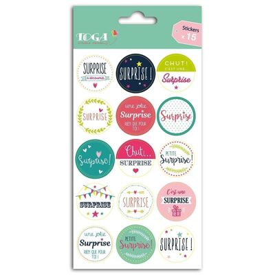 15 Surprise gift wrapping stickers