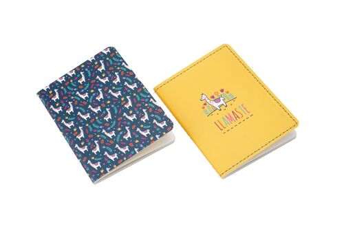 Live Happy 'Llamaste' Set of 2 Notebooks